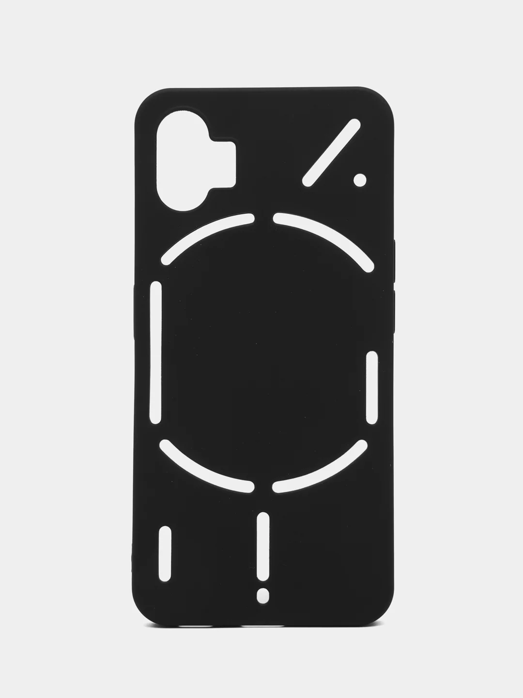 Черный чехол Nothing Phone 1, черный, силиконовый