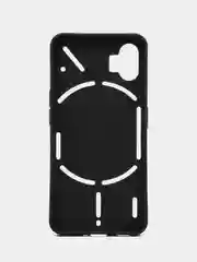 Черный чехол Nothing Phone 1, черный, силиконовый