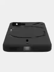 Черный чехол Nothing Phone 2 черный, силиконовый, матовый