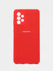 Красный чехол SILICONE COVER для Samsung A72