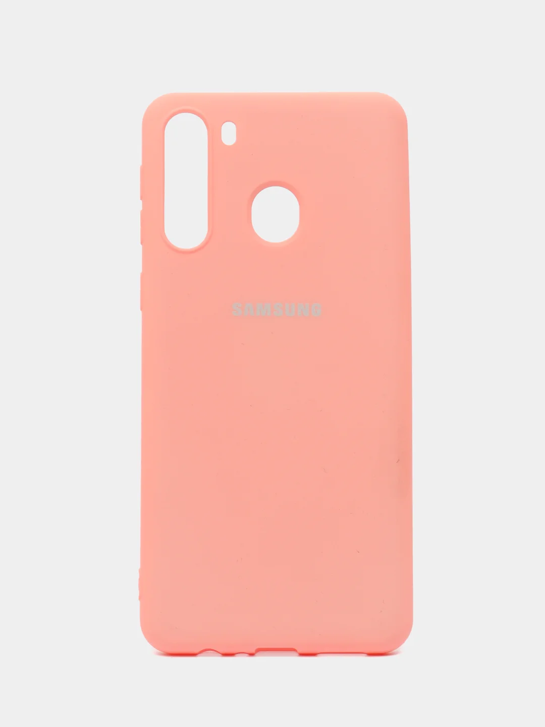 Розовый чехол SILICONE COVER для Samsung A21