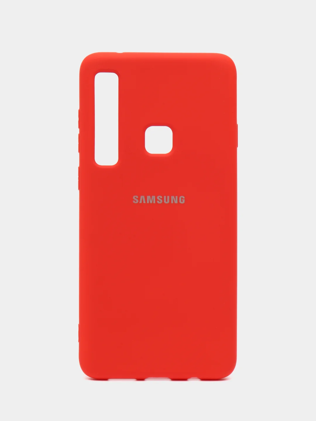 Красный чехол SILICONE COVER для Samsung A9 2018