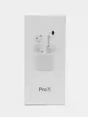 Белый беспроводные наушники TWS Pro 5, с микрофоном, Bluetooth 5.0