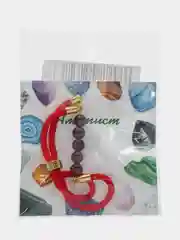 Браслет с Аметистом, на красном шнуре