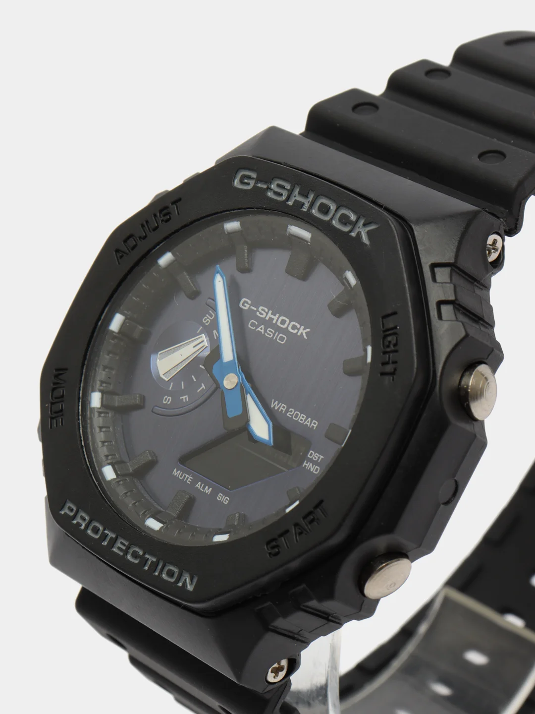 Индиго наручные военные часы G-Shock, электронные, мужские