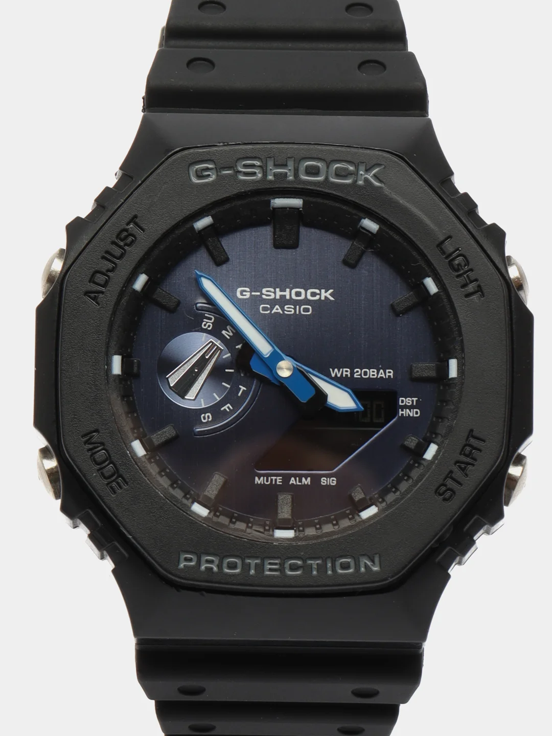Индиго наручные военные часы G-Shock, электронные, мужские