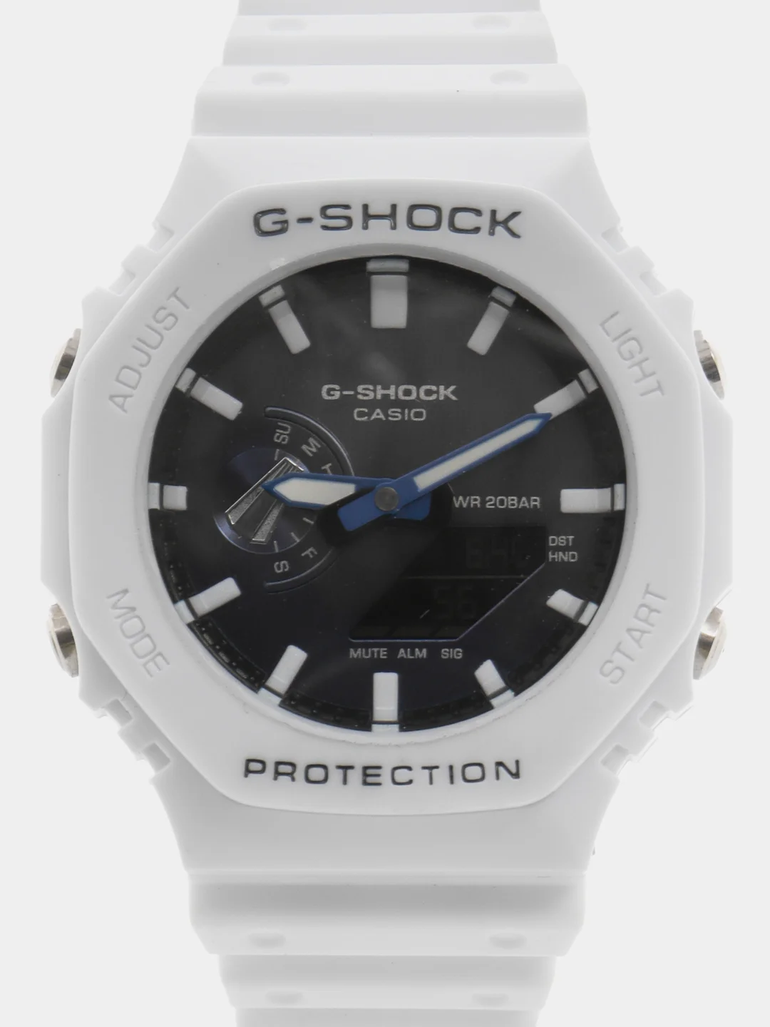 Лазурный наручные военные часы G-Shock, электронные, мужские