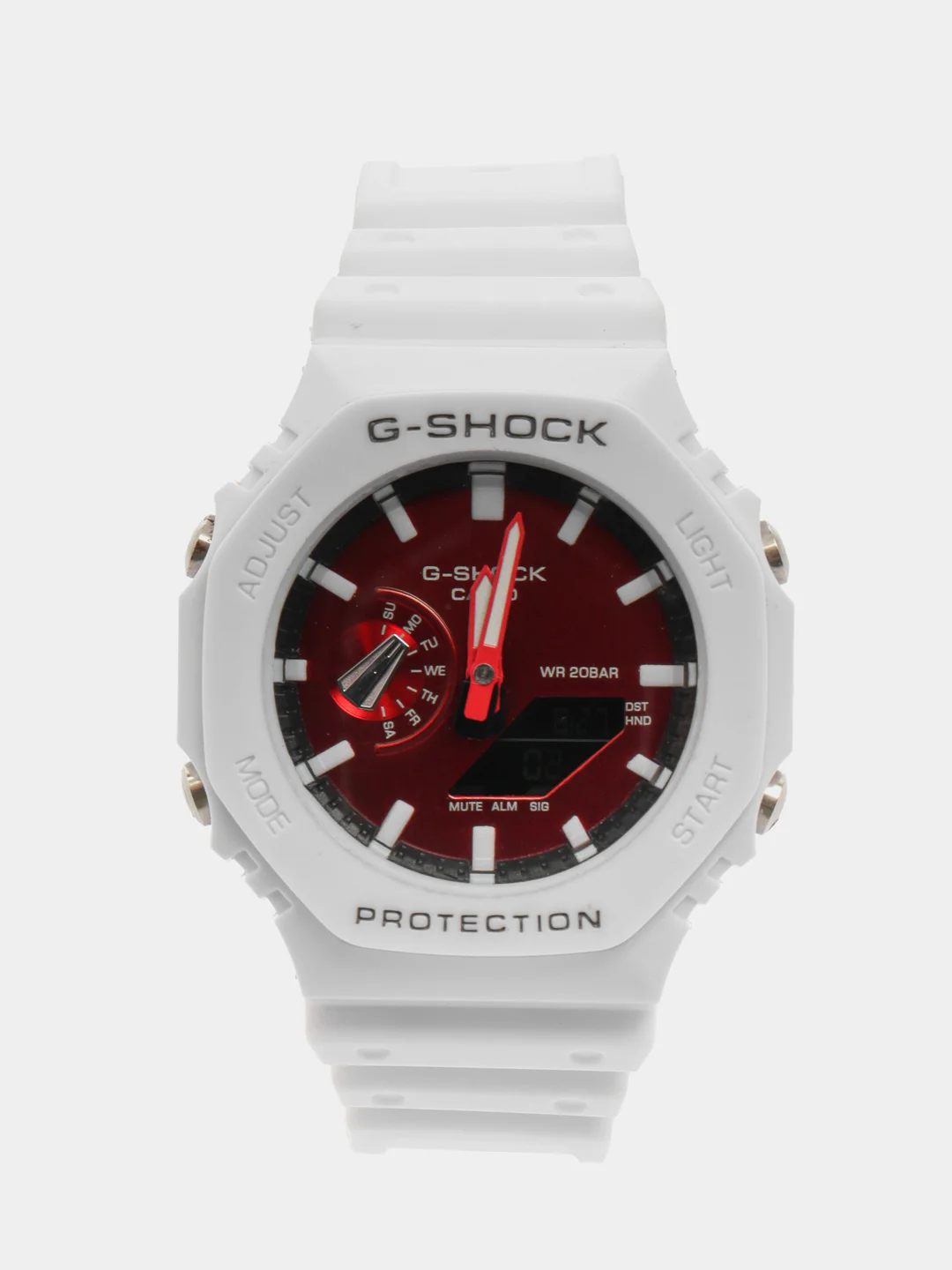 Красный наручные военные часы G-Shock, электронные, мужские