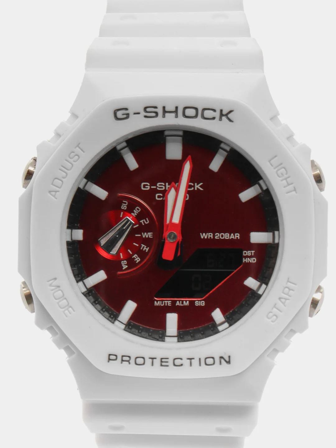 Красный наручные военные часы G-Shock, электронные, мужские