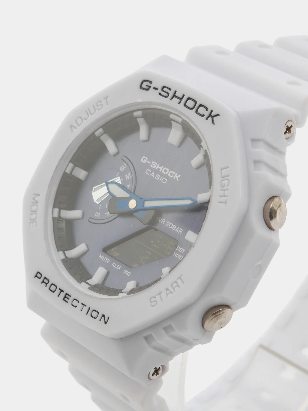 Лазурный наручные военные часы G-Shock, электронные, мужские