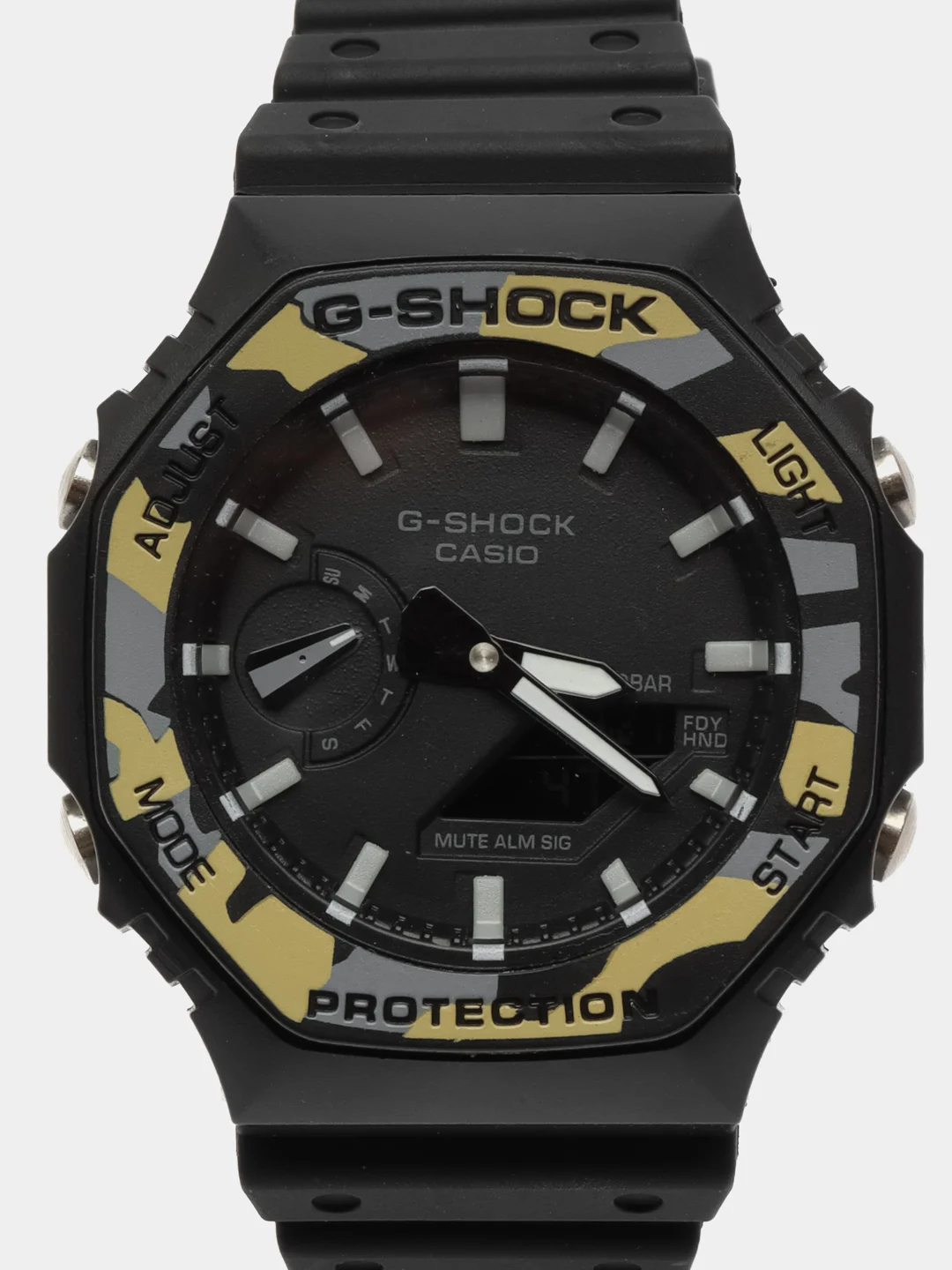 Лимонный наручные военные часы G-Shock, электронные, мужские