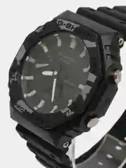 Серый металлик наручные военные часы G-Shock, электронные, мужские