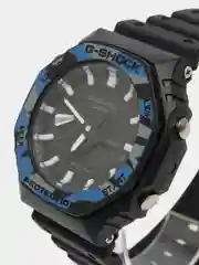 Синий меланж наручные военные часы G-Shock, электронные, мужские