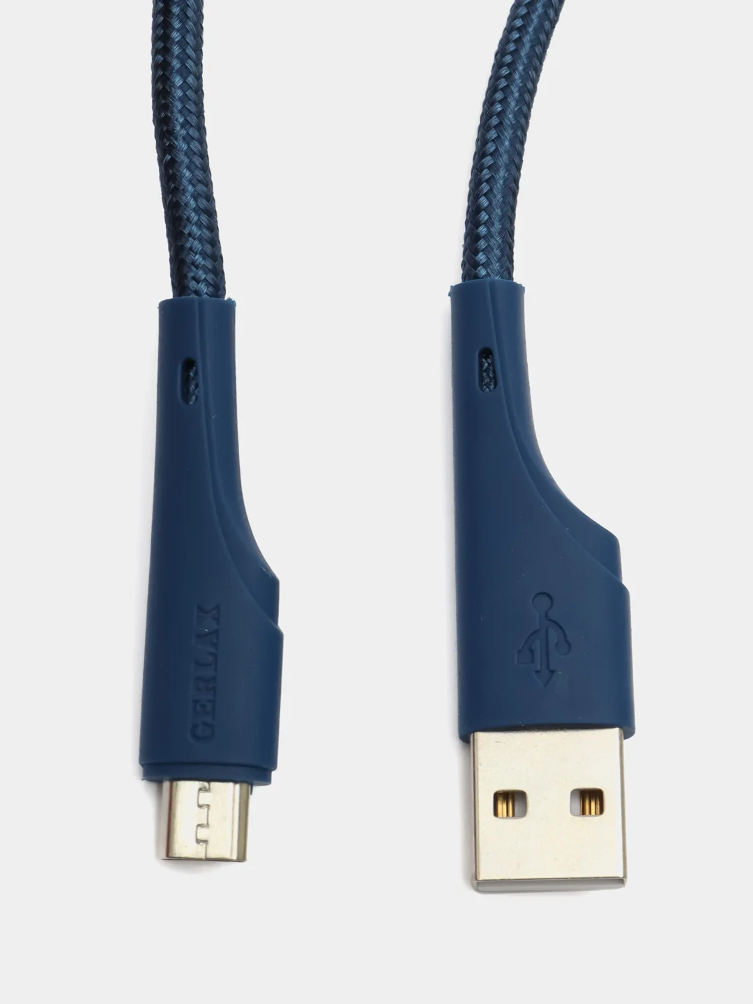 Синий кабель зарядный для быстрой зарядки, плетеный 6А, TypеС/MicroUSB/Lightning, для Андроид