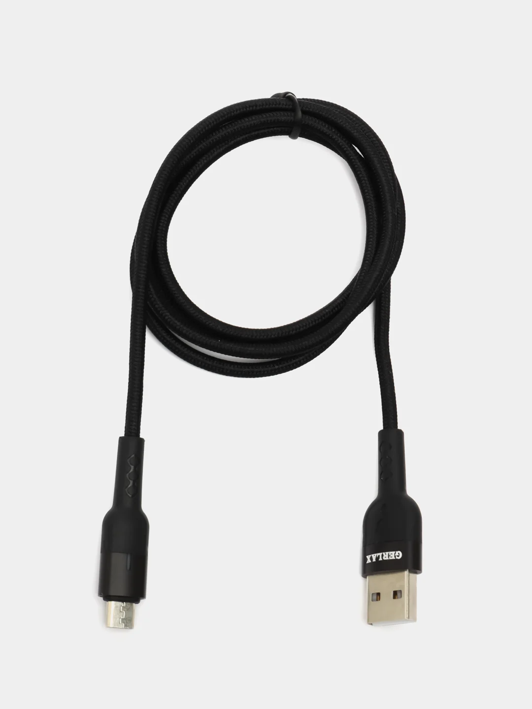 Черный кабель зарядный для быстрой зарядки плетеный Micro USB/Lightning для Анроид/Айфон 6А