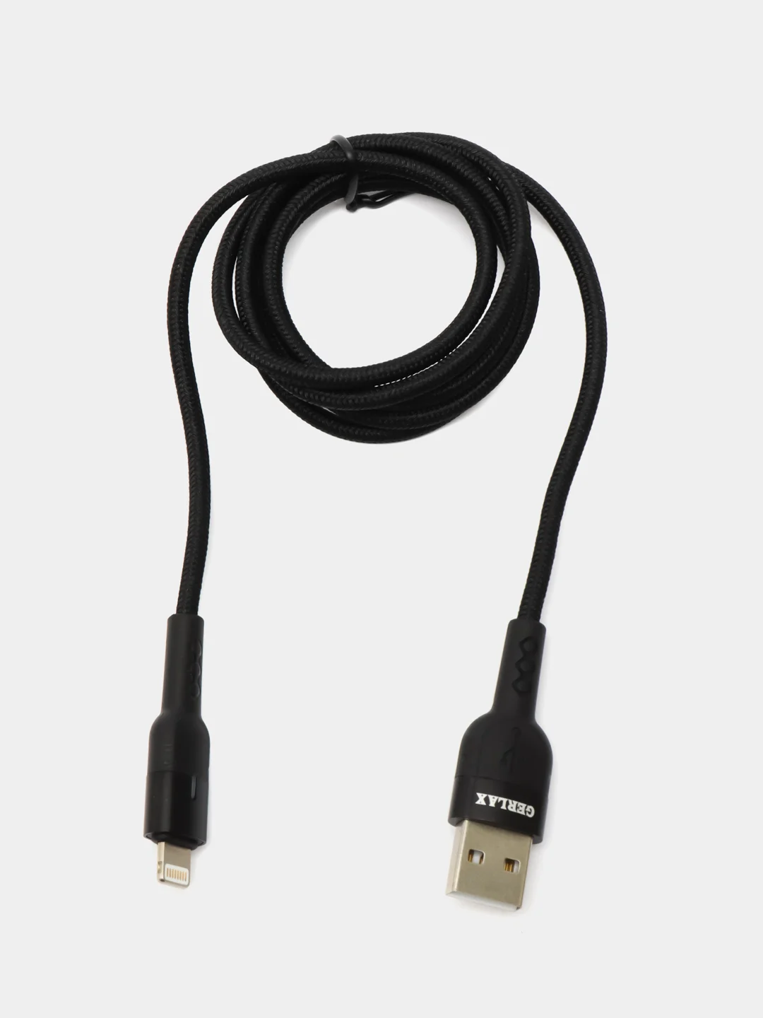 Угольный кабель зарядный для быстрой зарядки плетеный Micro USB/Lightning для Анроид/Айфон 6А