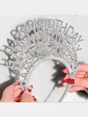 Ободок для волос на день рождения с надписью / ободок праздничный