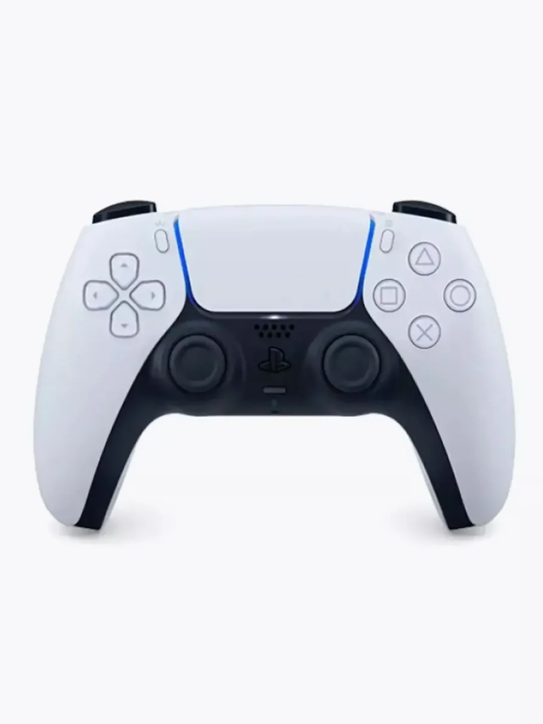 Белый геймпад для Sony Playstation 4 беспроводной в корпусе Dualsense от PS5