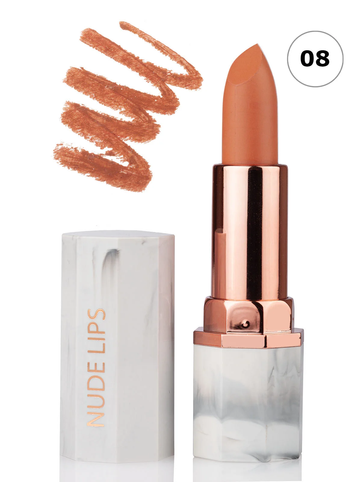 Бежевый матовая губная помада NUDE LIPS