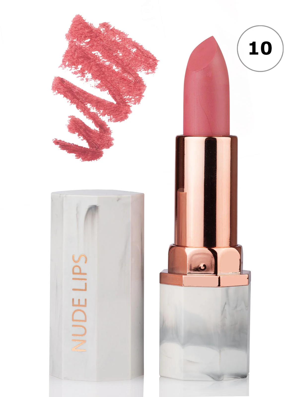 Бордовый матовая губная помада NUDE LIPS