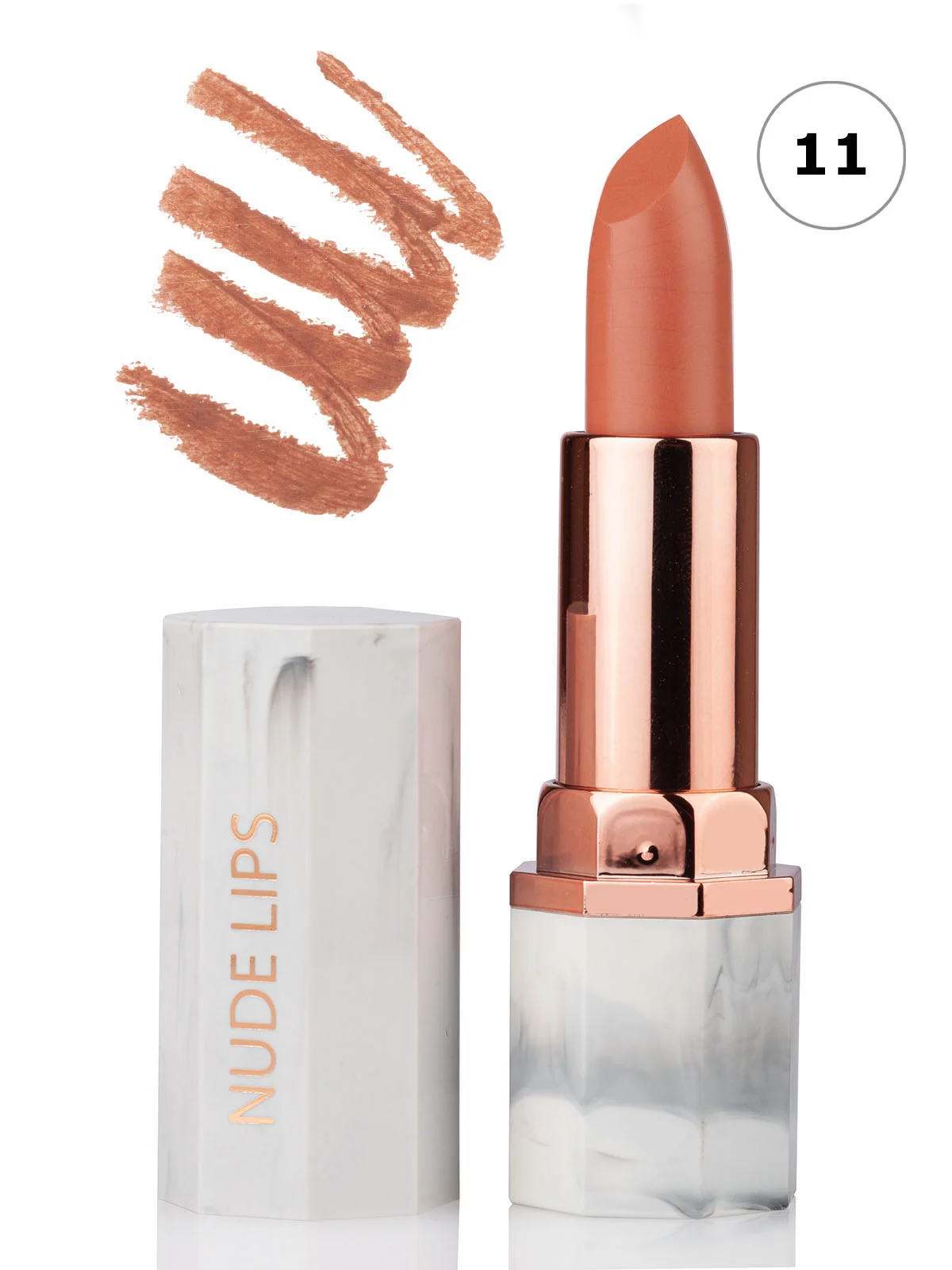 Терракотовый матовая губная помада NUDE LIPS