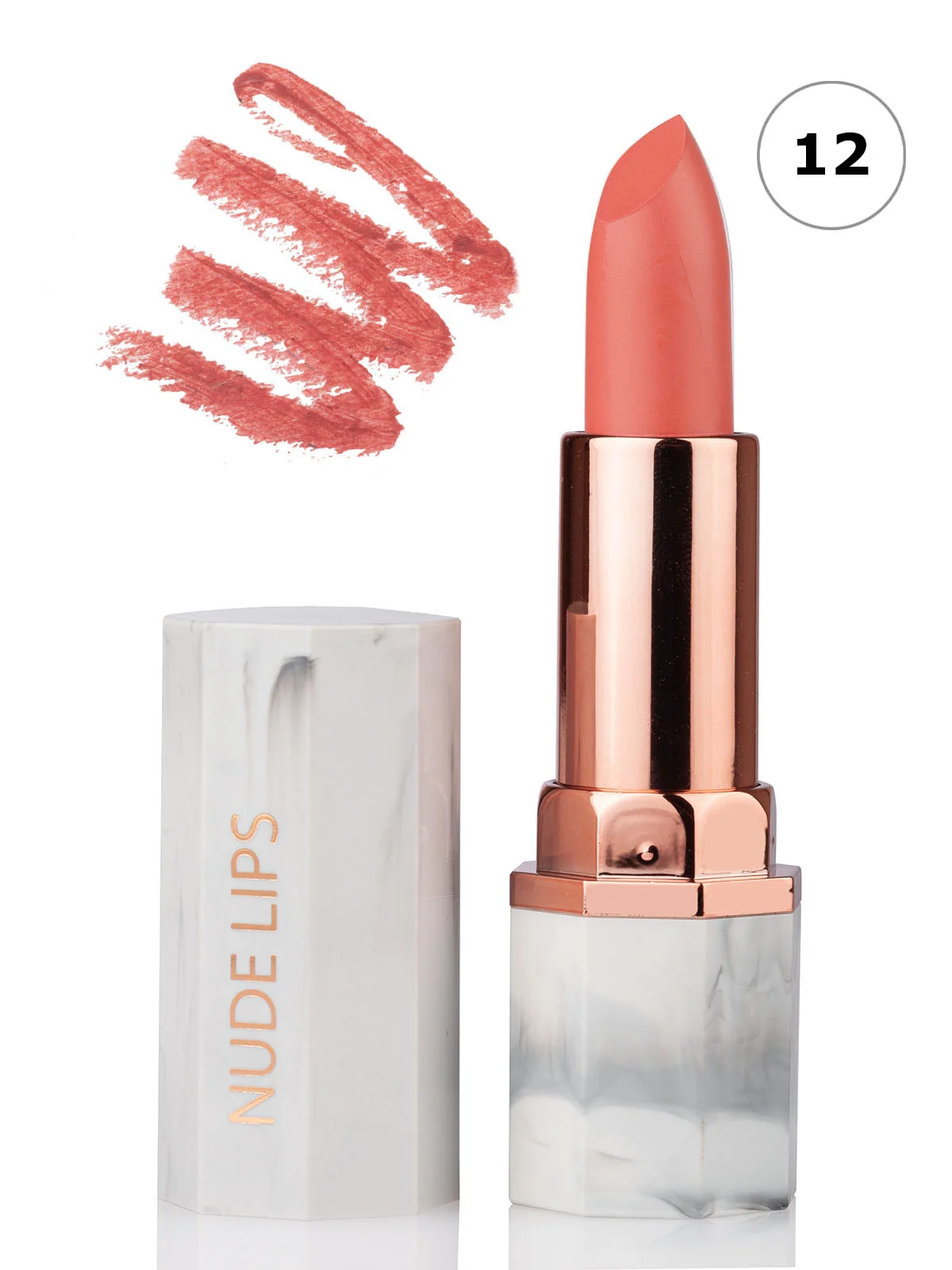 Коралловый матовая губная помада NUDE LIPS