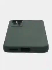 Тёмно-зелёный чехол силиконовый Xiaomi Note 11 pro  5G матовый с защитой камеры