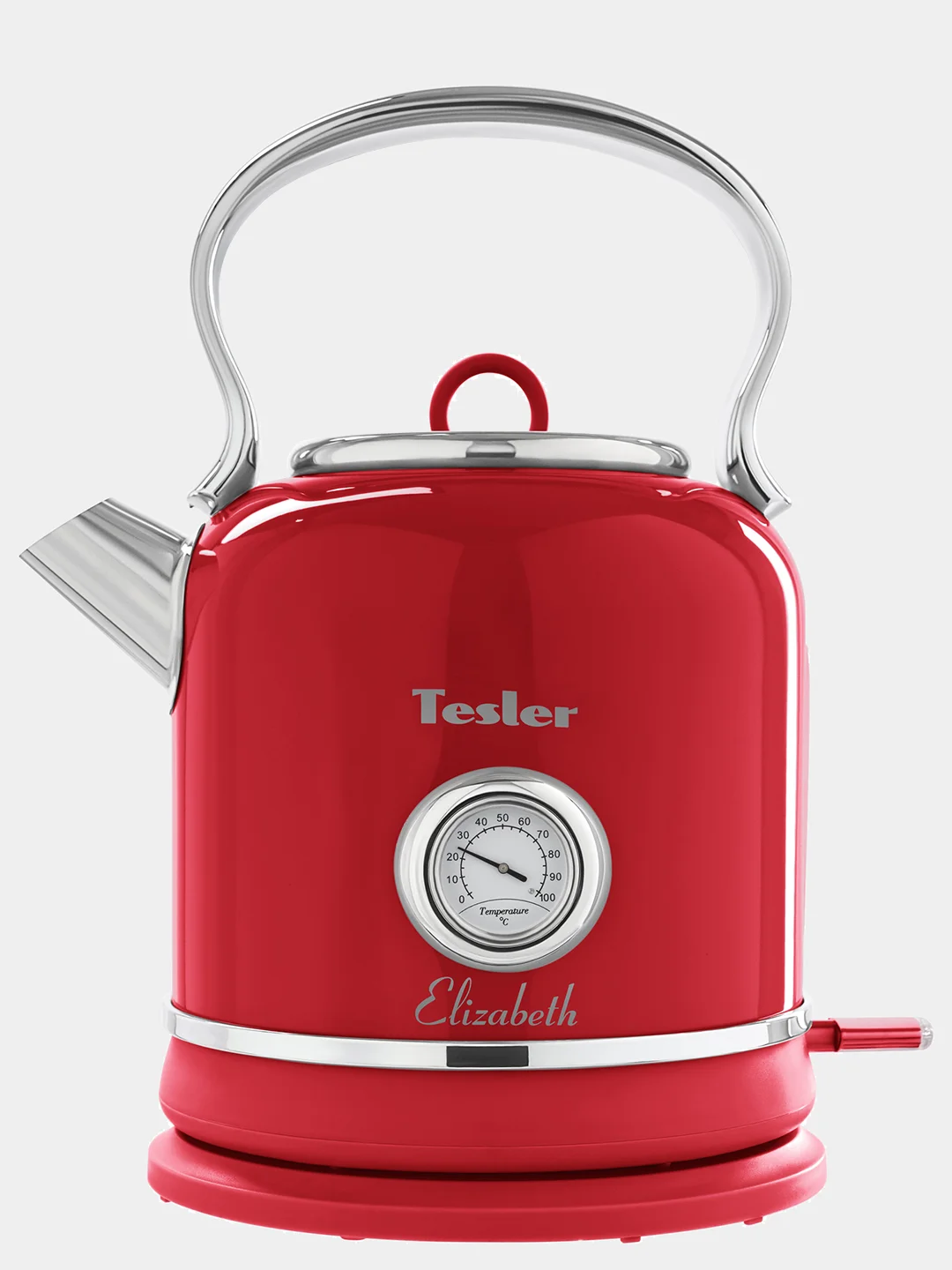 Красный чайник электрический TESLER KT-1745