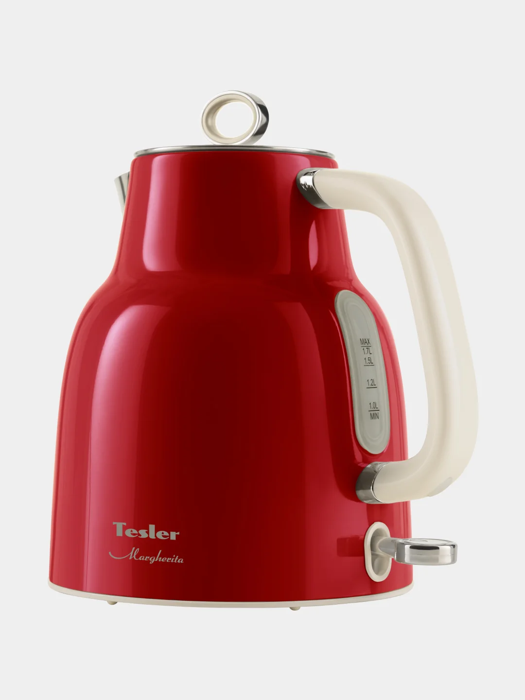 Красный чайник электрический TESLER KT-1760
