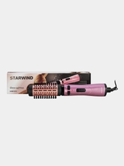 Фен-щетка Starwind SHB 7070 розовый, 1000 Вт