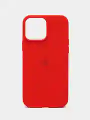 Красный чехол силиконовый Silicone Case iPhone 13 / 13 Pro / 13 Pro Max, закрытый низ