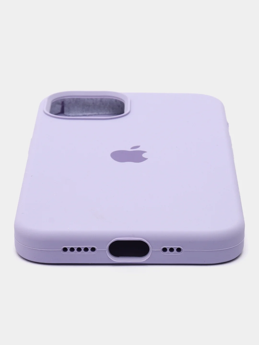 Лавандовый чехол силиконовый Silicone Case iPhone 13 / 13 Pro / 13 Pro Max, закрытый низ