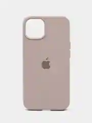 Бежевый меланж чехол силиконовый Silicone Case iPhone 13 / 13 Pro / 13 Pro Max, закрытый низ