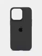 Тёмно-серый чехол силиконовый Silicone Case iPhone 13 / 13 Pro / 13 Pro Max, закрытый низ