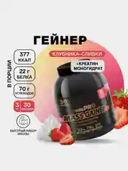 Гейнер «MASS GAINER» c высоким содержанием белка Иван-поле Банка, 3 кг