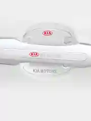 Защитные накладки для дверных ручек автомобиля силиконовые с логотипом