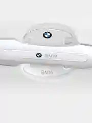 Защитные накладки для дверных ручек автомобиля силиконовые с логотипом
