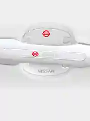Защитные накладки для дверных ручек автомобиля силиконовые с логотипом