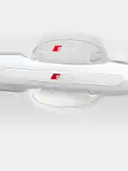 Защитные накладки для дверных ручек автомобиля силиконовые с логотипом