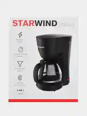 Кофеварка капельная Starwind STD1212, 600 Вт, черная