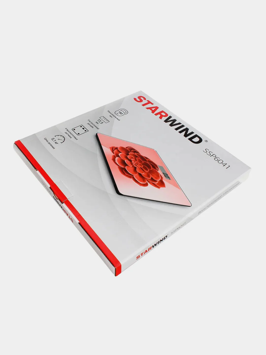 Весы напольные электронные Starwind SSP6041, максимальный вес 180 кг
