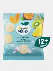 Мини-хлебцы ФрутоНяня, рисовые, мультифрукт, 30г