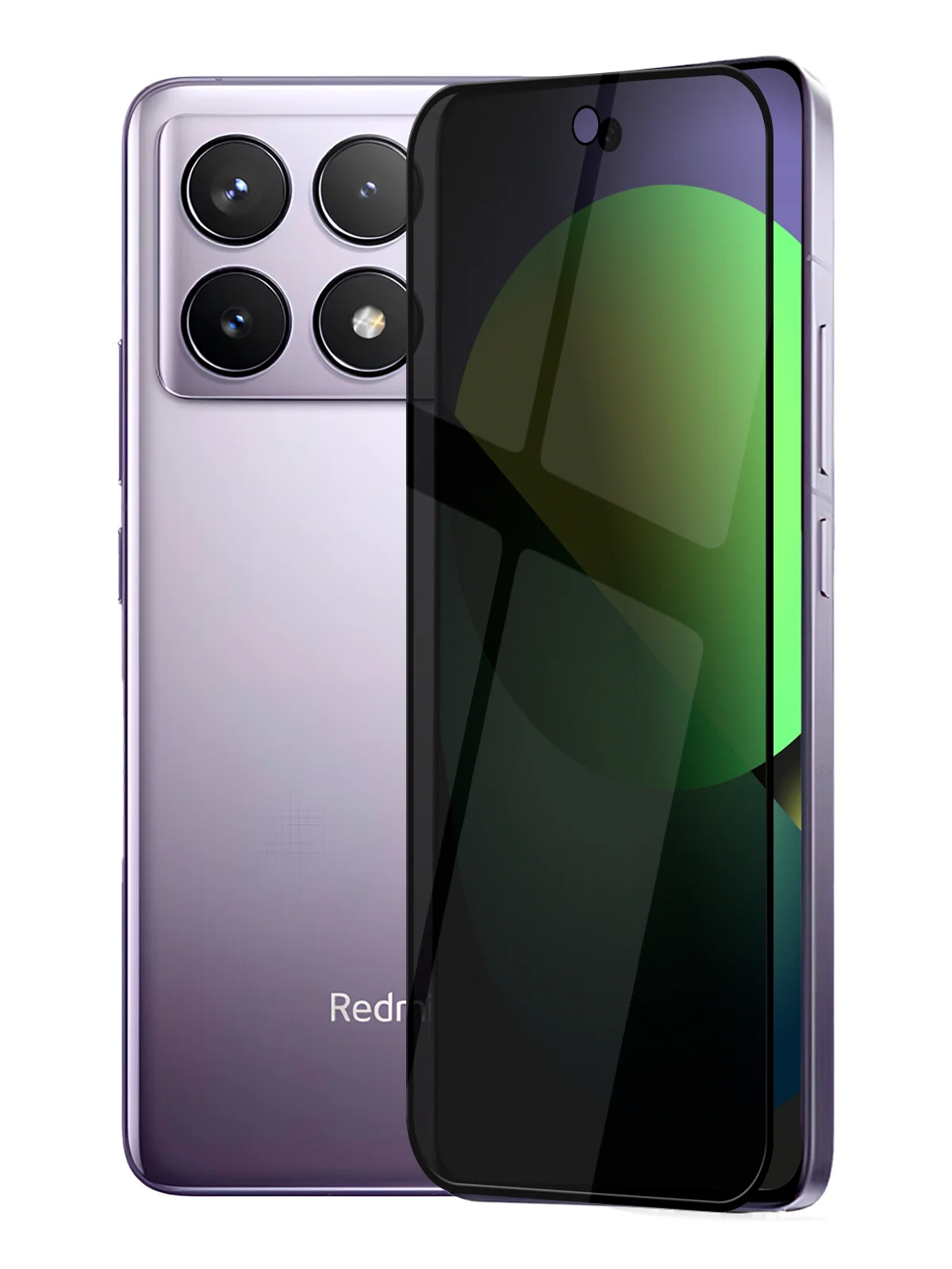 Стекло для POCO F6 Pro Xiaomi Redmi K70/ K70 Pro защитное BROSCORP матовое антишпион рамка