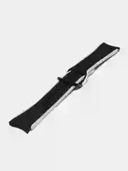 Черный ремешок для часов Samsung Galaxy Watch 6 / 5 / 4, силиконовый, 20мм