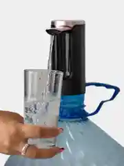 Помпа для воды электрическая с сенсорным дисплеем, складным носиком на бутыль 5-19 литров