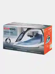 Утюг Starwind SIR2430, голубой/белый, 2400 Вт