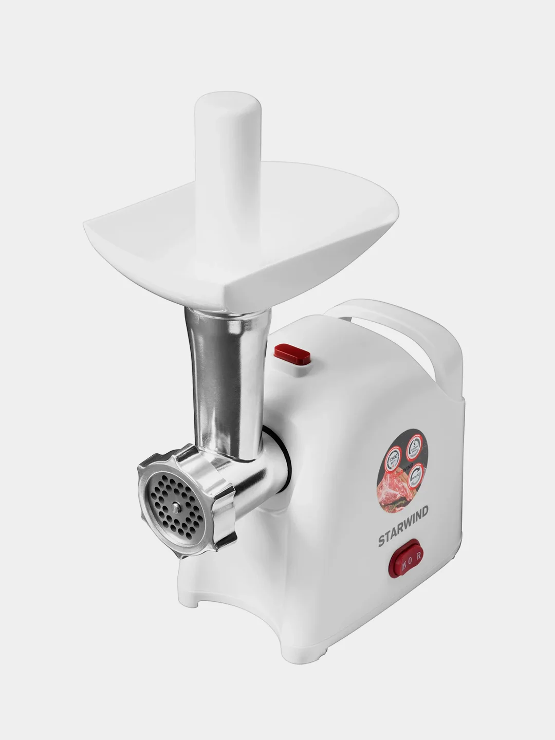 Мясорубка Starwind SMG3110, 1500 Вт, белая