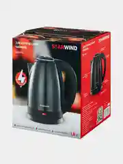 Чайник электрический Starwind SKS2051, 1.8 л, 1800 Вт, черный