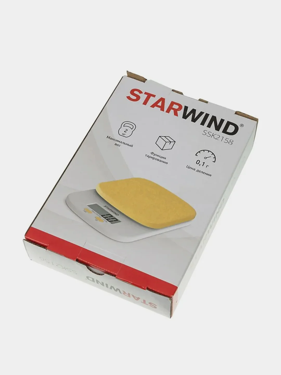 Весы кухонные электронные Starwind SSK2158, до 2 кг