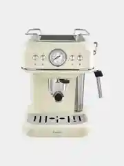 Бежевый кофеварка эспрессо TESLER ECM-245